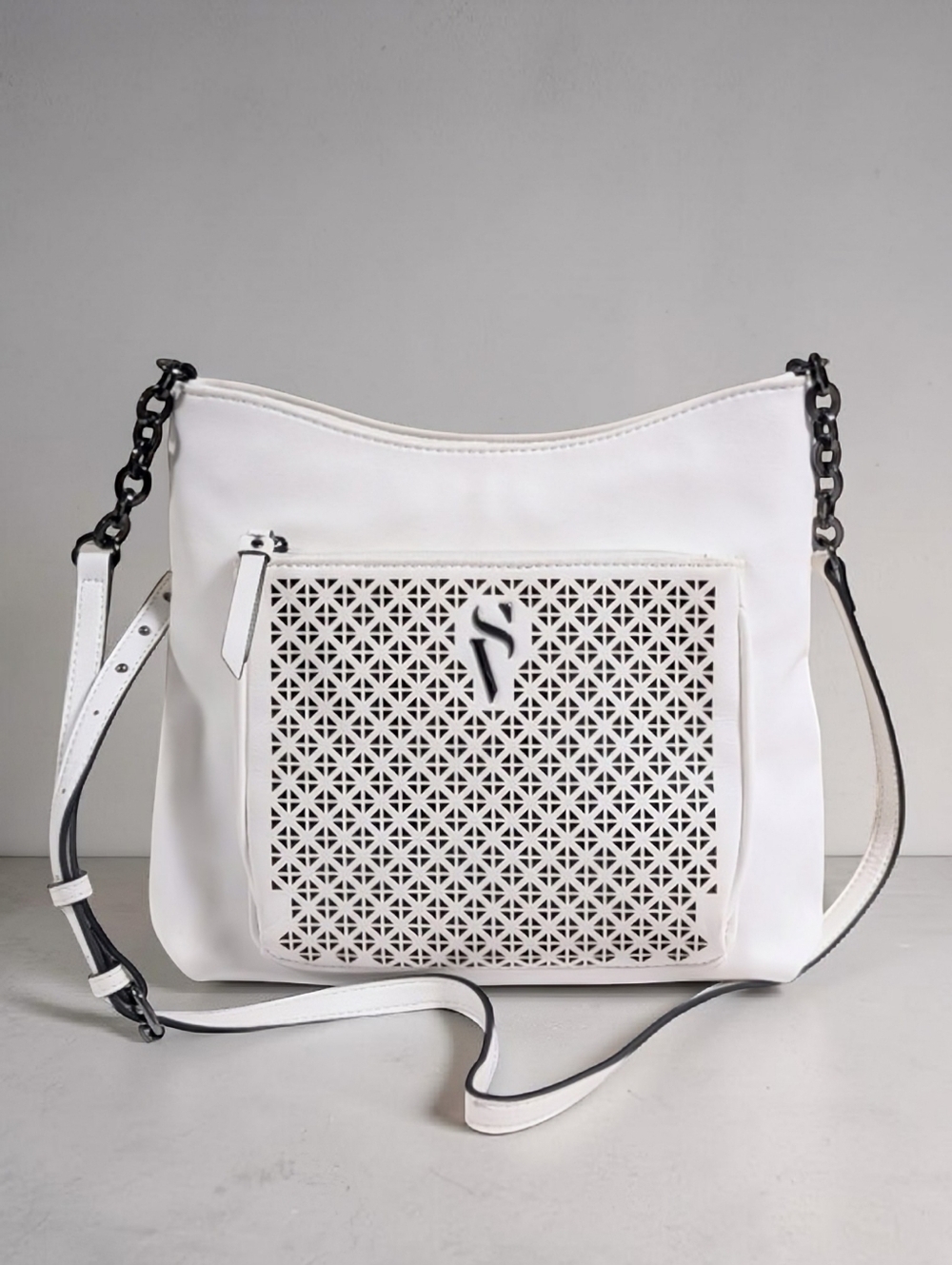 Simply Vera Vera Wang Bright White Minimalist Crossbody Bag